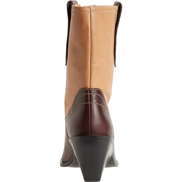 NEW Free People Pitchfork Point Western Boots - Leather, Pointed Toe 925 6s3 - Picture 6 of 15